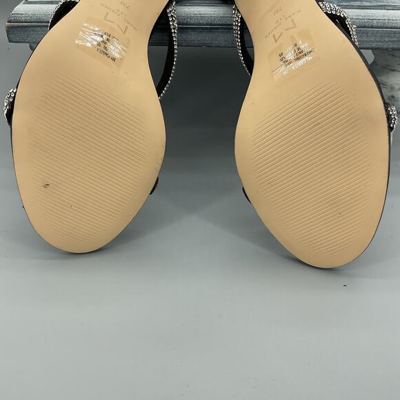 NEW Marc Fisher Carita Ankle Strap Heeled Sandals Black Size 7M - Picture 11 of 11